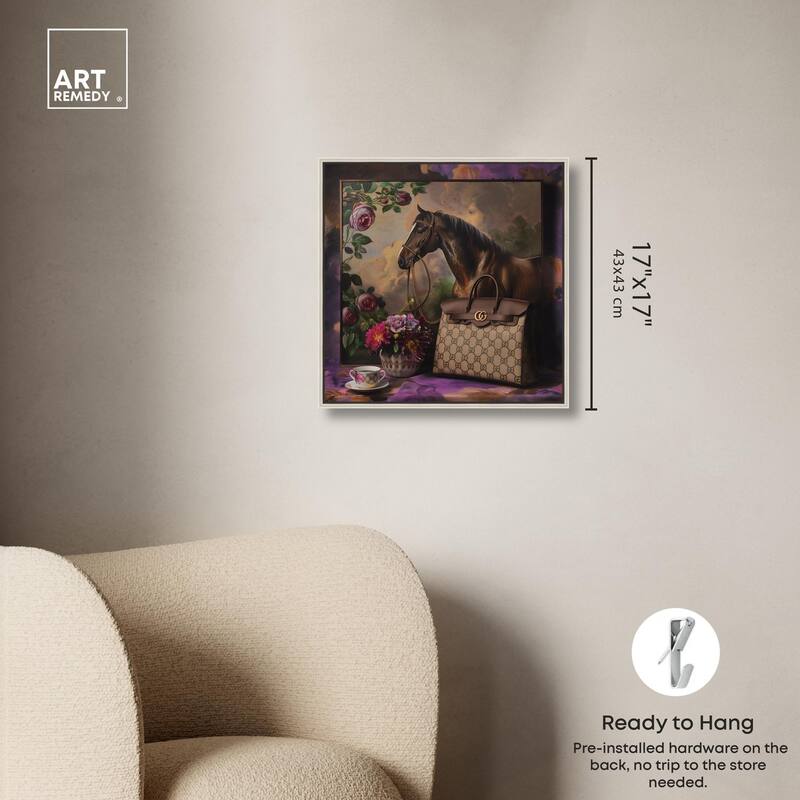 Fanciful Horse Portrait Canvas by Art Remedy