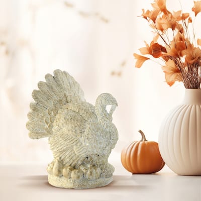 10" Resin Thanksgiving Turkey