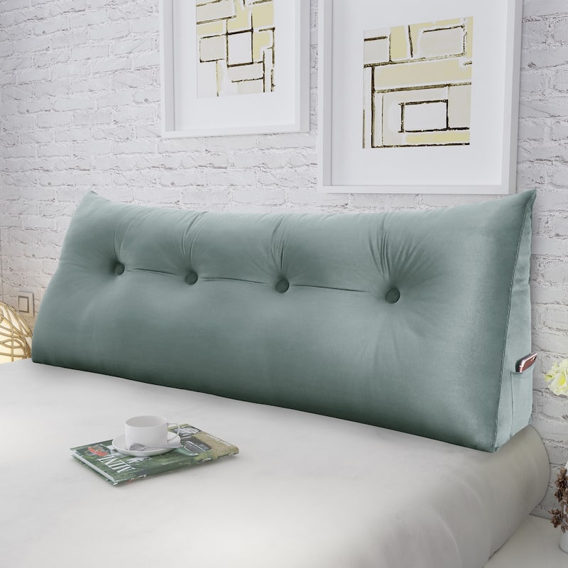 WOWMAX Bed Wedge Bolster Sit Up Reading Pillow Backrest