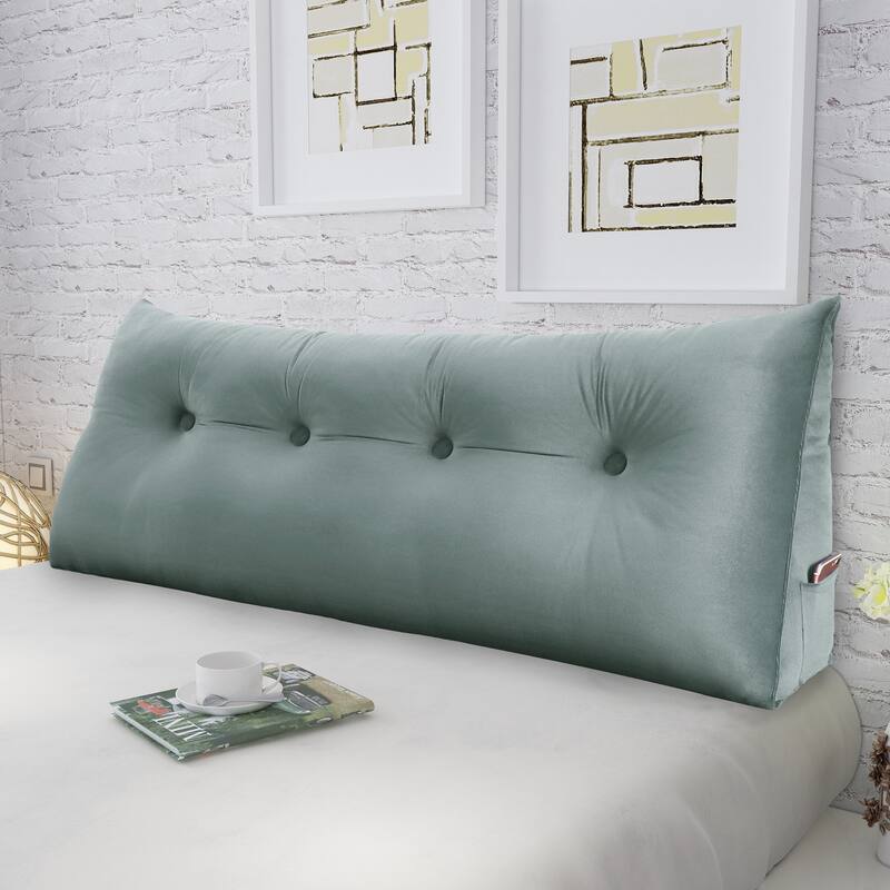 WOWMAX Bed Wedge Bolster Sit Up Reading Pillow Backrest