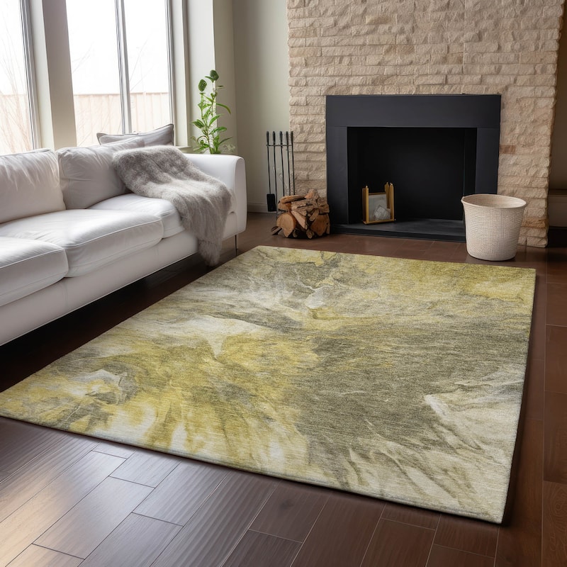 Premium Washable Super Soft Contemporary Splash Mayfield Rug