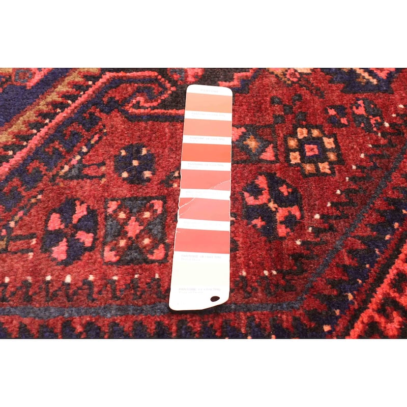 ECARPETGALLERY Hand-knotted Anadol Red Wool Rug - 4'3 x 6'9