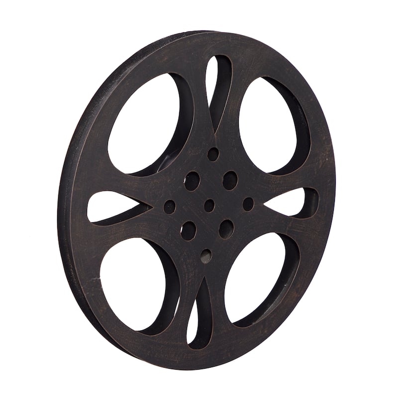 Black Metal Reel Film Home Wall Decor