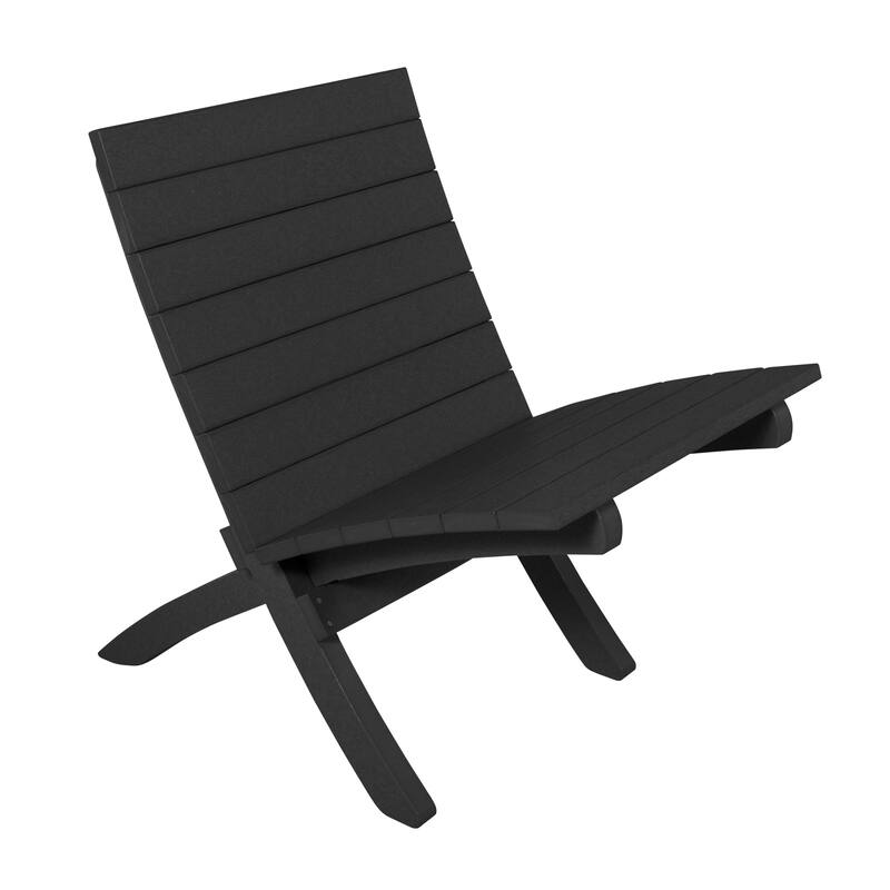 BAHIA VERDE OUTDOORS Haven Modern Side Chair - Black Sand