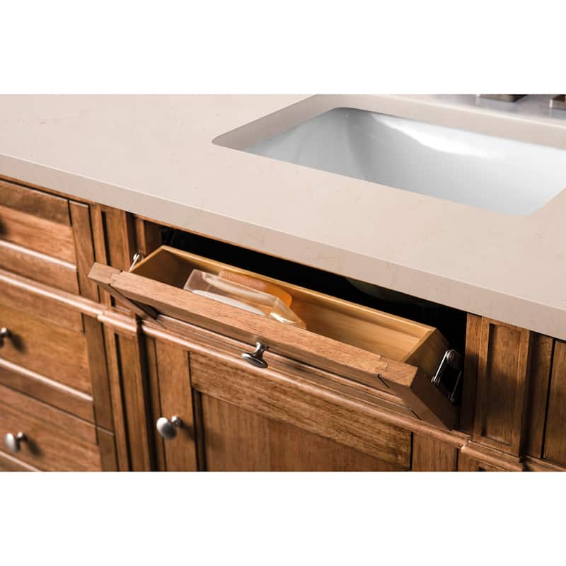 James Martin Vanities Brittany 60" Single Vanity, Saddle Brown