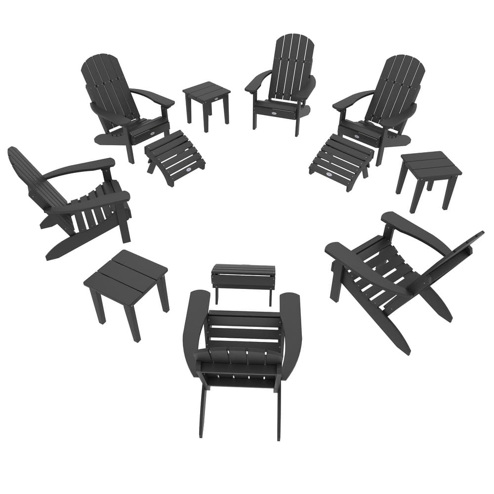 BAHIA VERDE OUTDOORS 12-Piece Adirondack Conversation Set