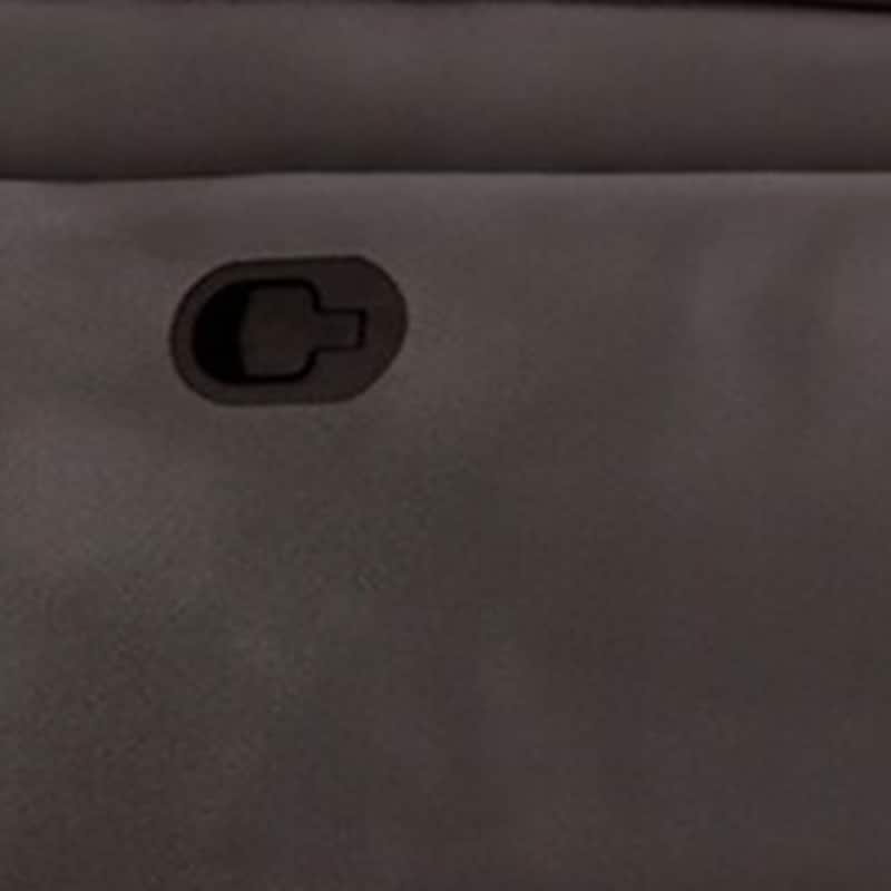 Josy Manual Recliner Loveseat with Console, Dark Gray Faux Leather, 77 Inch