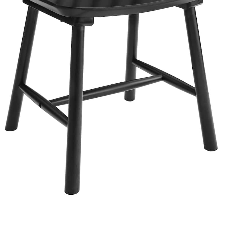 Solid Wood Simple Living Dining Chairs Set of 2 - 18" H