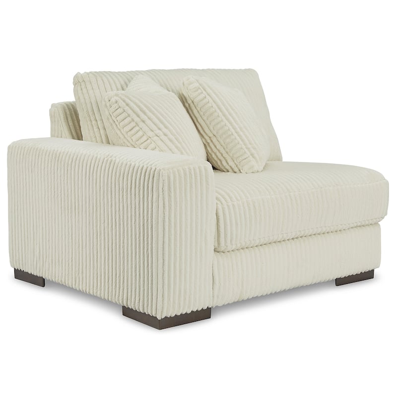 Signature Design by Ashley Lindyn White 2-Piece Sectional with Ottoman - 102" W x 70" D x 38" H