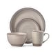 preview thumbnail 2 of 2, Pfaltzgraff 16-Piece Sadie Cream Dinnerware Set, Service for 4