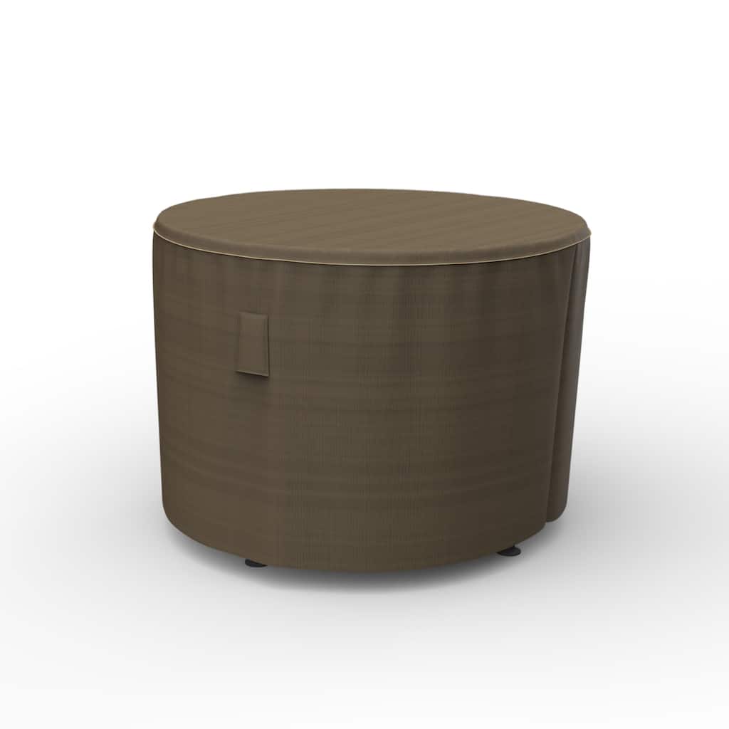 Budge StormBlock™ Hillside Black and Tan Round Patio Table Cover