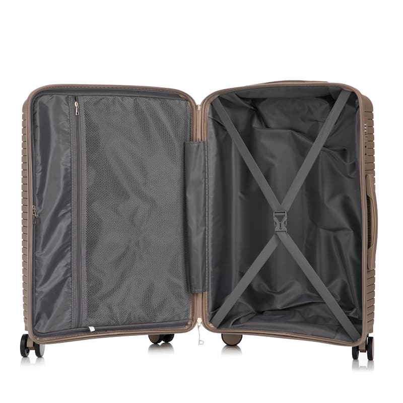 20/24/28" PP Material 3 Piece Carry on Luggage Sets w/Spinner Wheels