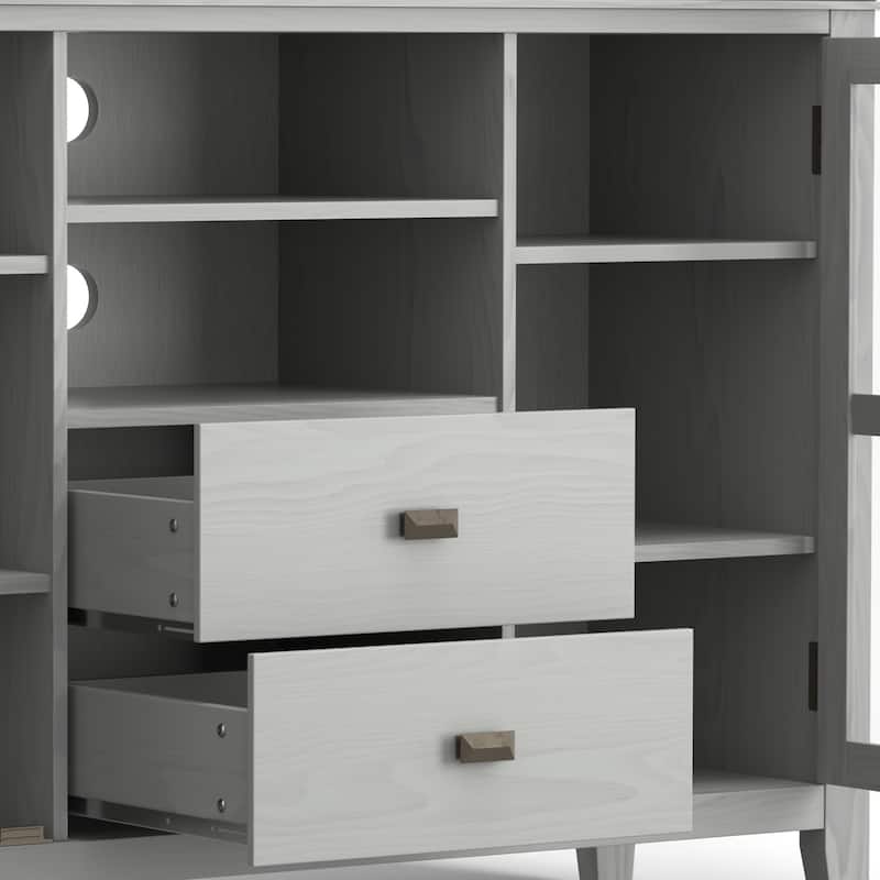 WYNDENHALL Stratford 53-inch Solid Wood TV Media Stand - 53 inch wide