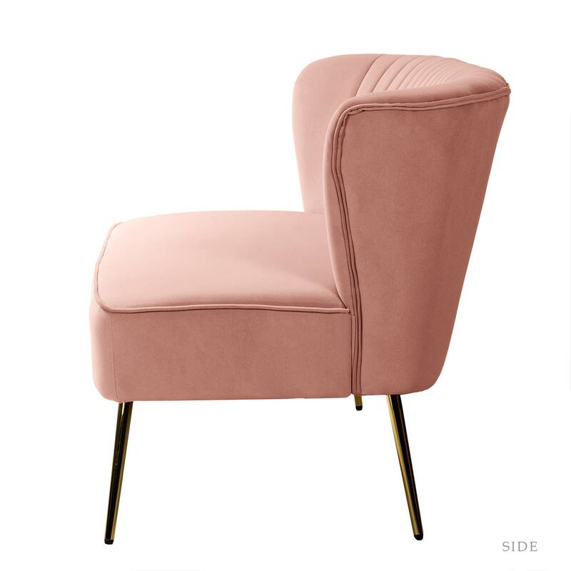 Delicia 3 Piece Living Room Set with Golden Legs by HULALA HOME