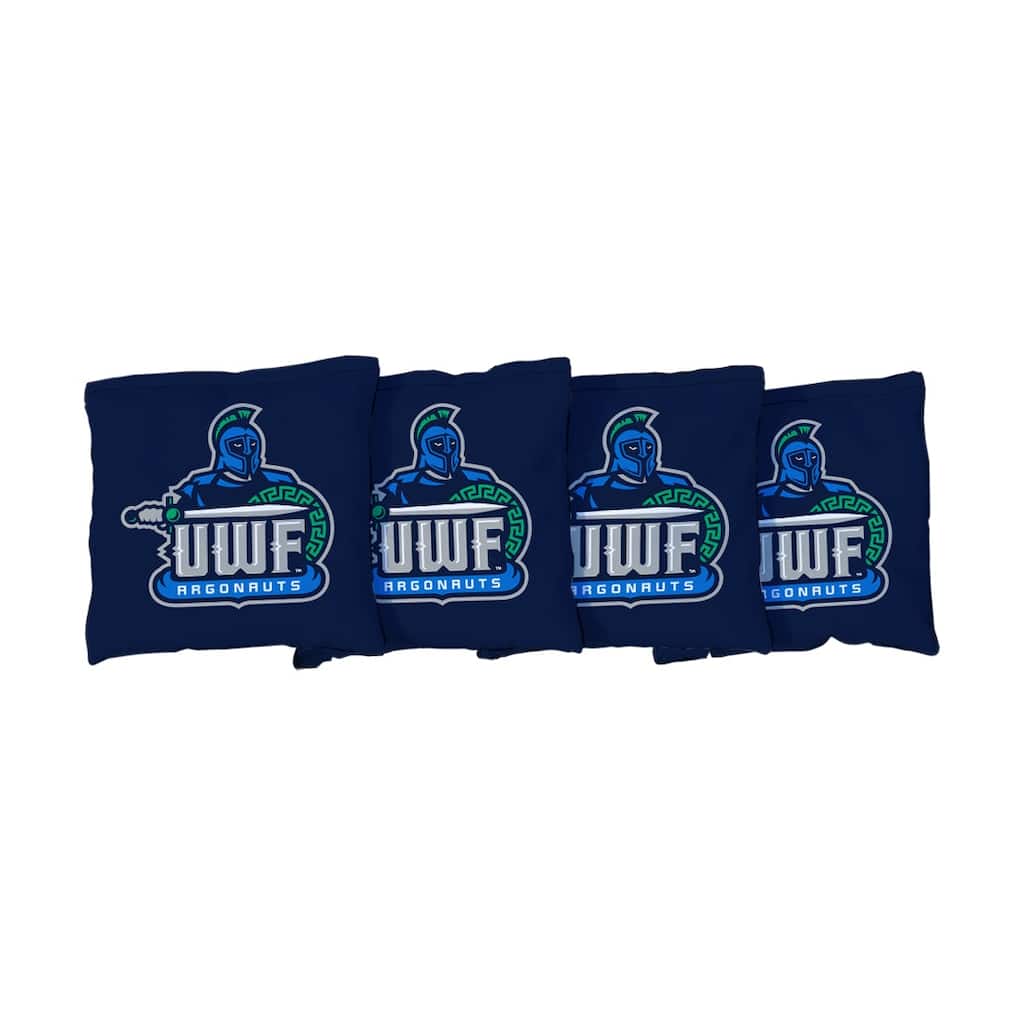 UWF Blue Cornhole Bags