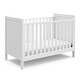 preview thumbnail 1 of 18, Storkcraft Nestling 3-in-1 convertible Crib - Easily Converts to Toddler Bed or Daybed, JPMA Certified, 1-Year Warranty White