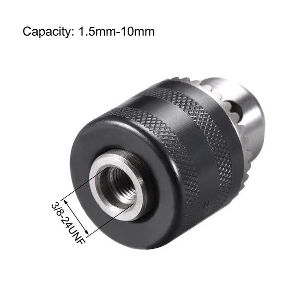 1 5 10mm Capacity Key Drill Chuck 3 8 24 Unf Mount Female Adapter 1 5 10mm Key Chuck Overstock