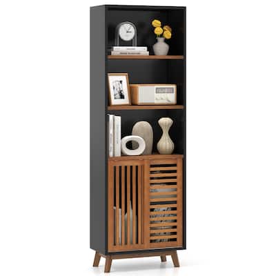 Costway 70” Bookshelf, 5-Tier Bookcase with Reversible Adjustable - See Details