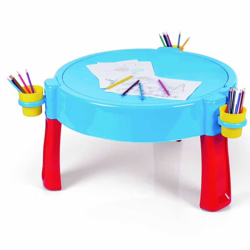 Dolu: 3-In-1 Activity Sand & Water Play Table, Indoor/Outdoor - Multi