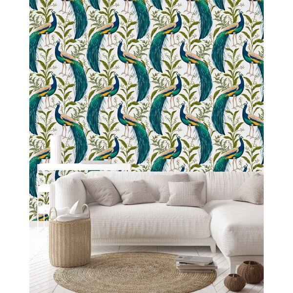 Peacocks Wallpaper Peel and Stick and Prepasted Bed Bath & Beyond 36791731
