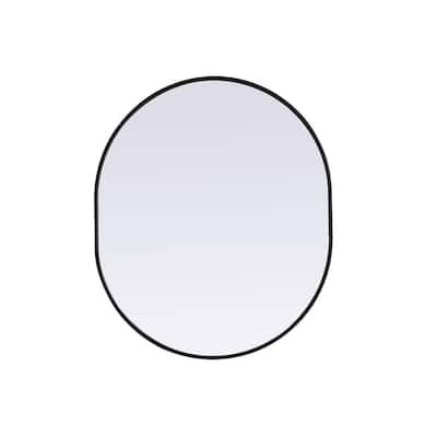 Elegant Lighting MR2A3036 Asha 30" W x 36" H Modern Oval Bathroom Wall