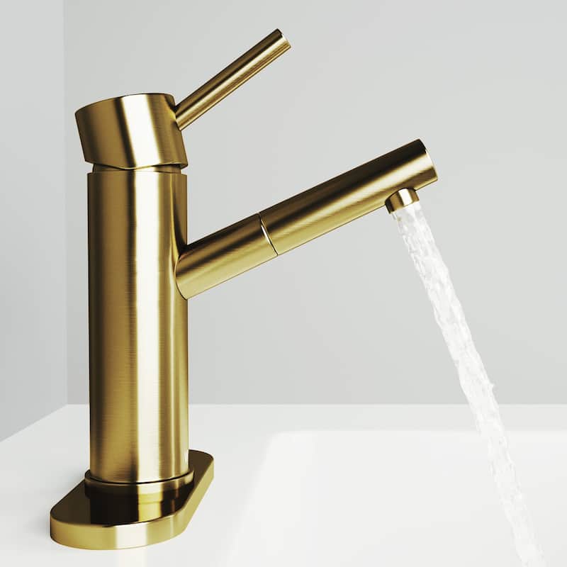 VIGO Noma 8" H Single Handle Single Hole Bathroom Faucet