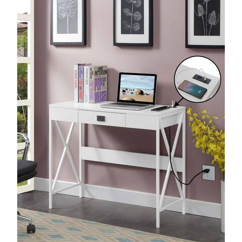 Carbon Loft Ehrlich 36 " Desk with Charging Station and Drawer