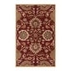 preview thumbnail 33 of 122, Patchway Handmade Classic Floral Wool Area Rug 10' x 14' - Burgundy - Rectangle