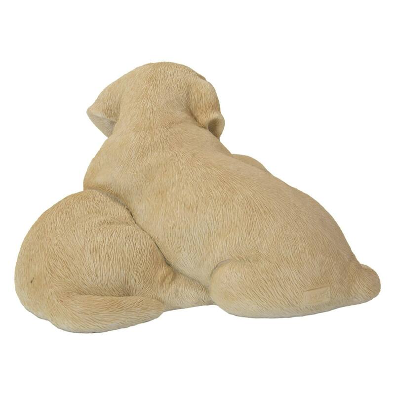 8.25" Labrador Retriever Puppies Outdoor Garden Statue