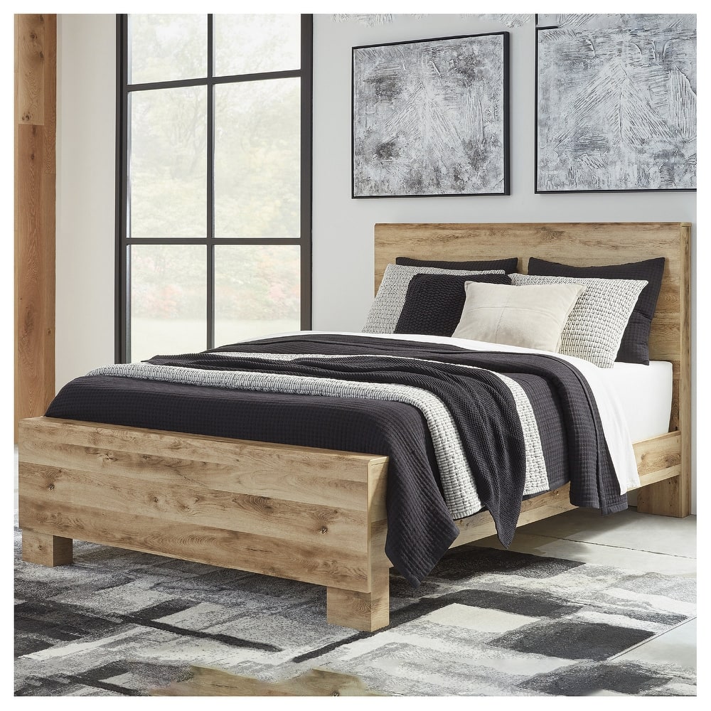 Signature Design by Ashley Hyanna Tan Brown Panel Bed