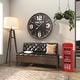 preview thumbnail 5 of 18, Red Wooden Vintage London Booth 2 Shelf Telephone Storage Unit