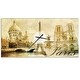 preview thumbnail 4 of 7, Designart 'Old Beautiful Paris' Oversized Industrial Wall CLock