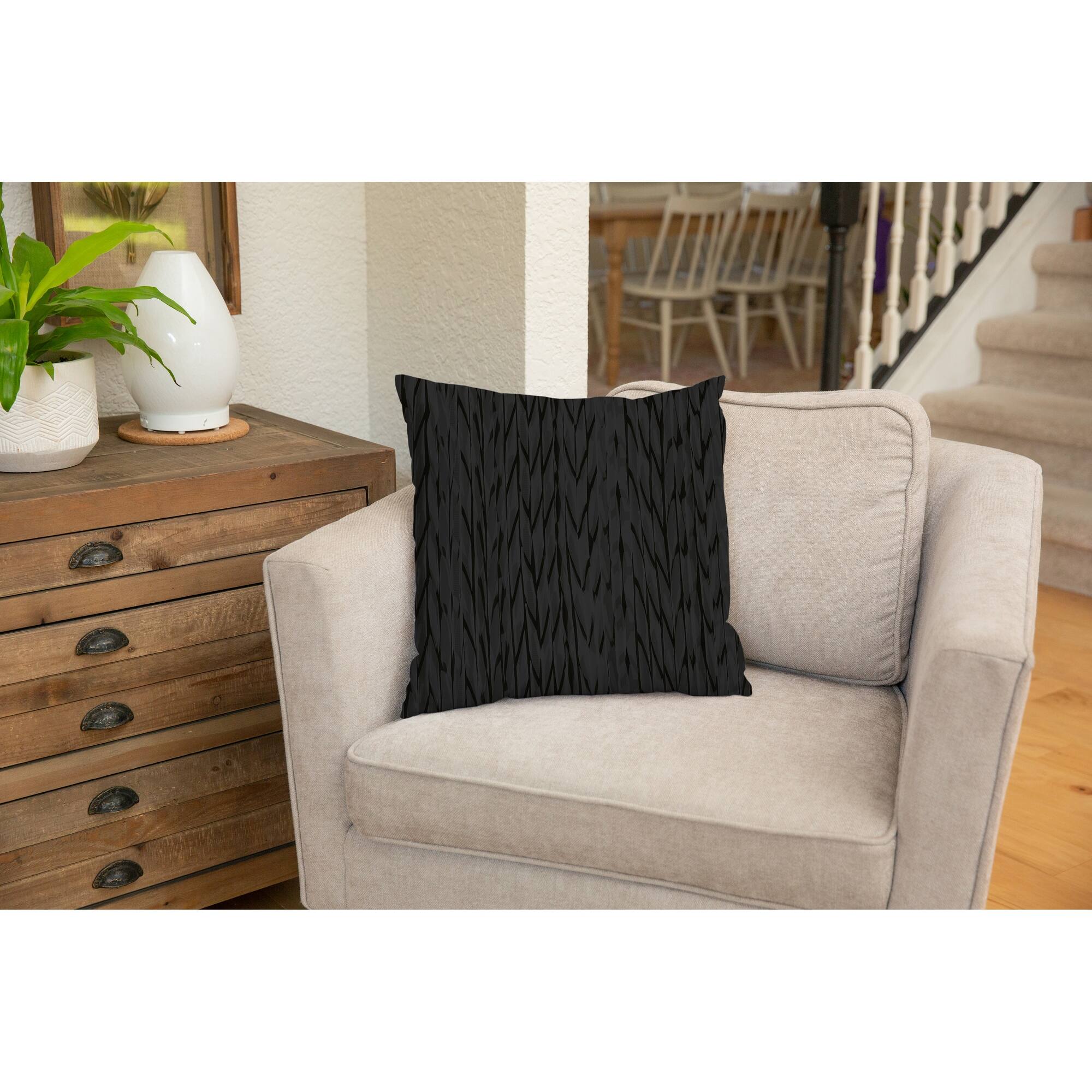 RIDGE BLACK Accent Pillow by Kavka Designs Bed Bath & Beyond 38088470