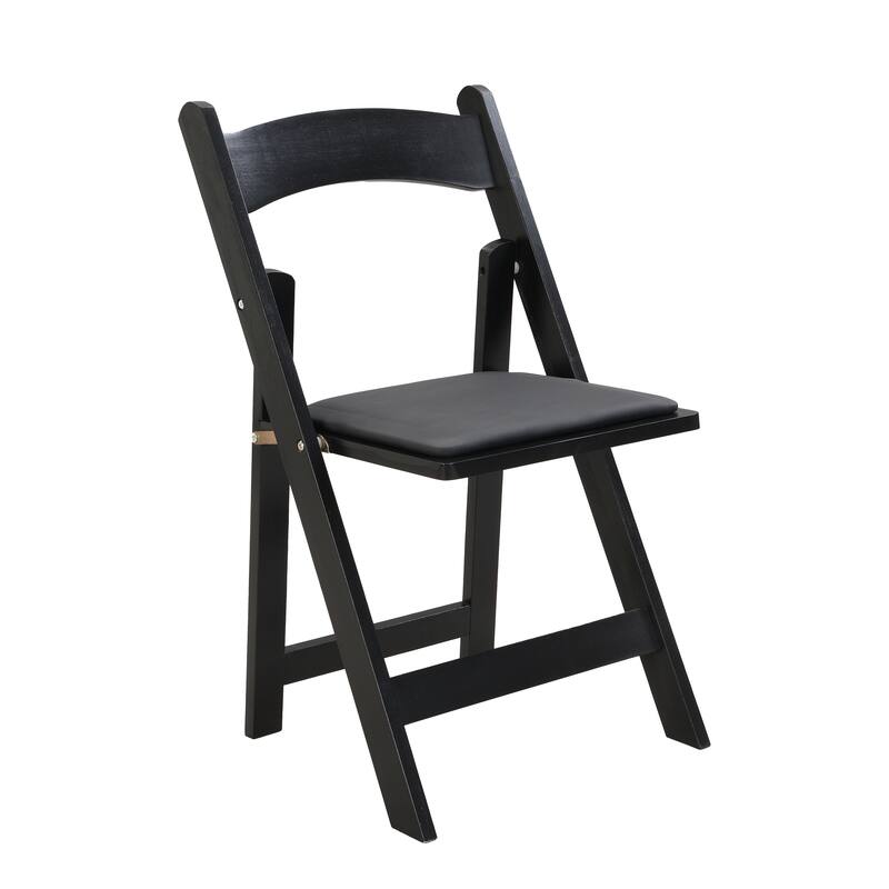 Upholstered folding chair, space saving,,easy to carry, 4PCS, cushion, shelf