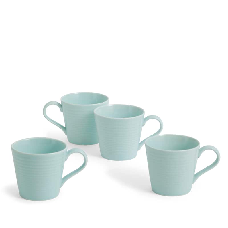Royal Doulton Exclusively for Gordon Ramsay Maze Mug 13.5floz, Set of 4 - Blue