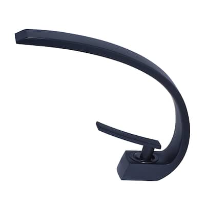 Bathroom Faucet for Bathroom Sink, Black Single Hole Bathroom Faucet Modern Single Handle Vanity Basin Faucet