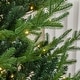preview thumbnail 9 of 7, HOMCOM 8' Prelit Artificial Christmas Tree with Warm White LED lights - Green - 8 Foot