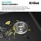 preview thumbnail 13 of 42, KRAUS Forteza Granite 33 inch 60/40 Undermount Drop-in Kitchen Sink