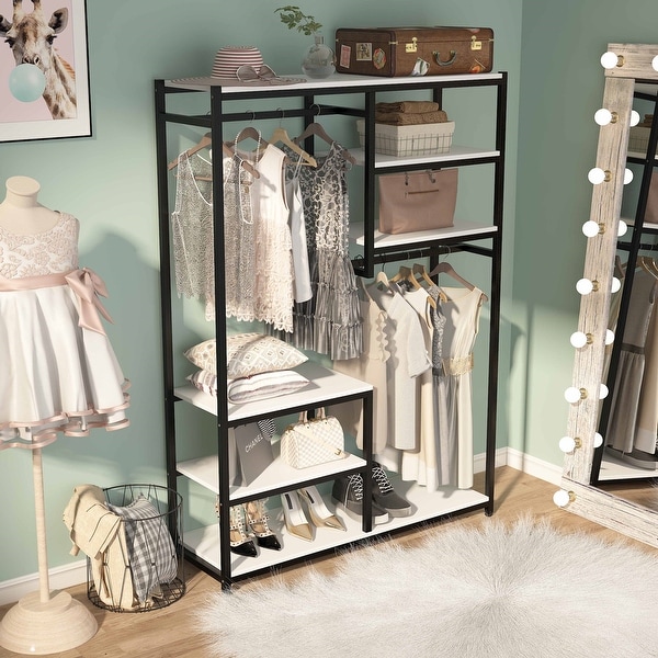 Double clothes rack discount bed bath and beyond