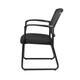 Black Fabric Seat Swivel Task Chair Mesh Back Plastic Frame - Bed Bath ...