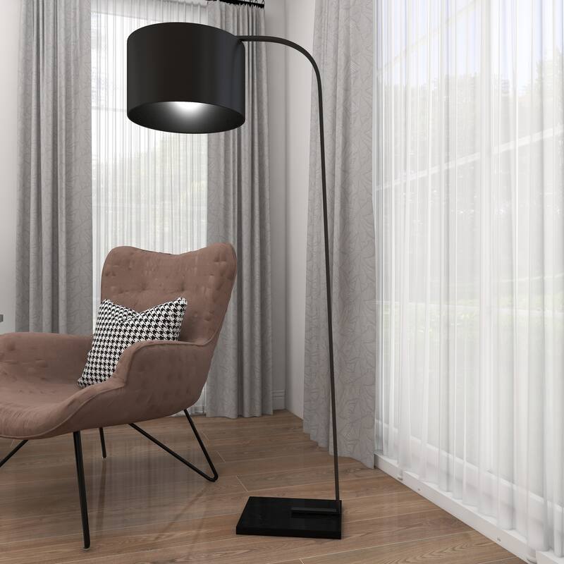 Metal Room Floor Lamp - Black - Roche River Decor