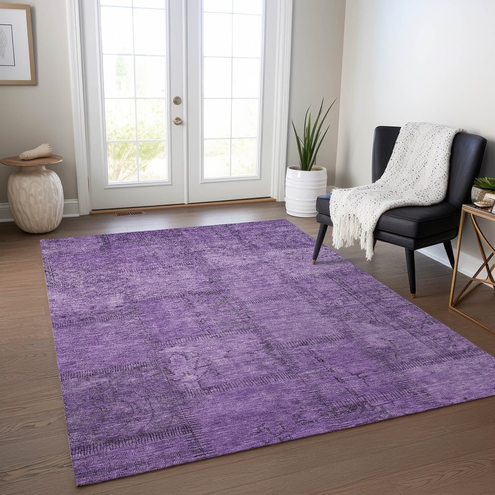Machine Washable Indoor/ Outdoor Chantille Boho Moroccan Rug