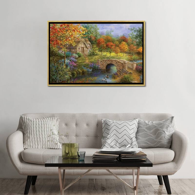 iCanvas "Autumn Beauty" by Nicky Boehme Framed Canvas Print
