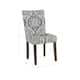 HomePop Classic Parsons Suri Medallion Dining Chair (Set of 2)