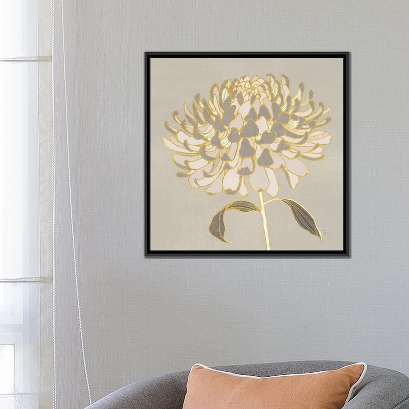 iCanvas "Sarah's Garden Gatsby IV" by Sarah Adams Framed