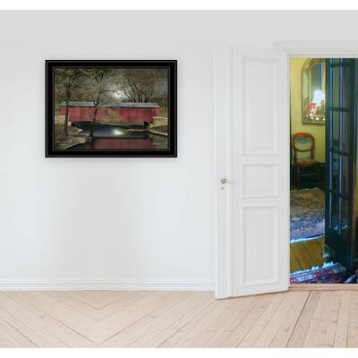 TrendyDecor4U Farmhouse "Warm Summer's Eve" Framed Print Wall Art by Billy Jacobs