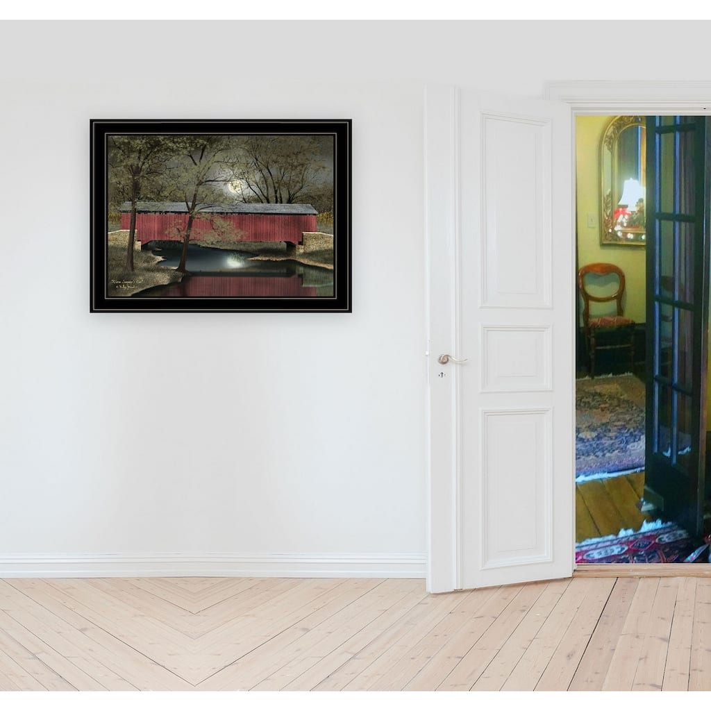 TrendyDecor4U Farmhouse "Warm Summer's Eve" Framed Print Wall Art by Billy Jacobs