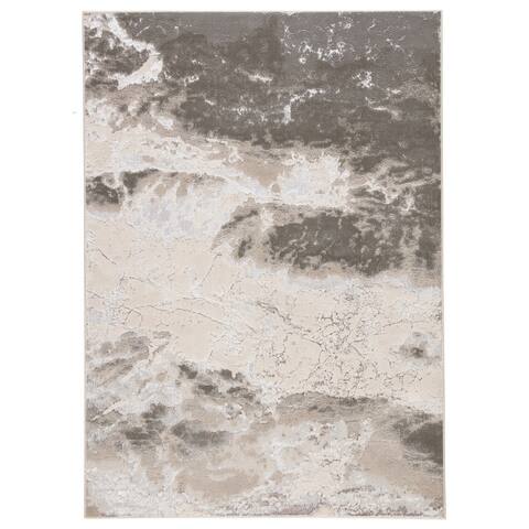Silver Orchid Gregory Abstract Area Rug
