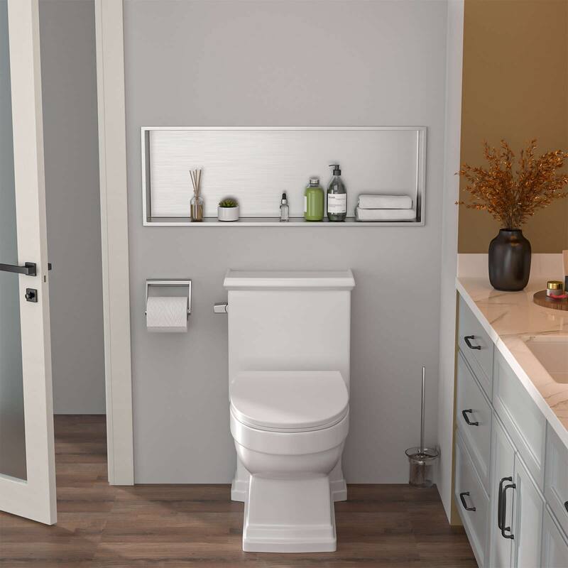 Lordear Brushed Stainless Steel 36'' x 12'' Bath Shower Niche Bathroom Storage