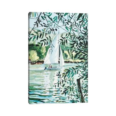 iCanvas "Sailboat Sunday - Malibou Lake" by Luisa Millicent Canvas Print